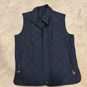 Men's Quilted Navy Vest